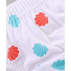 Babyhug Cotton Knit Printed Panties Pack Of 3 - Multicolour