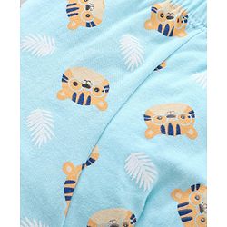 Babyhug 100% Cotton Briefs Set Printed Pack of 3 - Blue Yellow