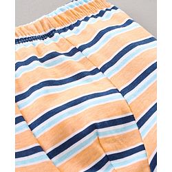 Babyhug 100% Cotton Briefs Set Printed Pack of 3 - Blue Yellow