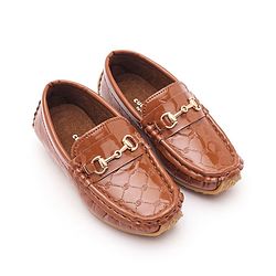 Cute Walk by Babyhug Slip On Party Wear Loafer Shoes - Brown