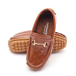 Cute Walk by Babyhug Slip On Party Wear Loafer Shoes - Brown