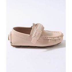 Cute Walk by Babyhug Velcro Party Wear Loafer Shoes - Pinkj