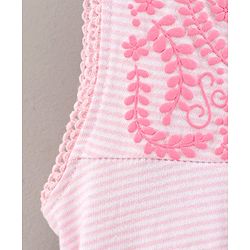 Babyhug Sleeveless HD Print Frock - Pink