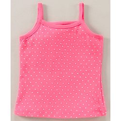 Babyhug 100% Cotton Antibacterial Finish Sleeveless Slips All Over Printed Pack of 3 - Pink Blue