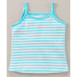 Babyhug 100% Cotton Antibacterial Finish Sleeveless Slips All Over Printed Pack of 3 - Pink Blue
