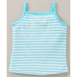 Babyhug 100% Cotton Antibacterial Finish Sleeveless Slips All Over Printed Pack of 3 - Pink Blue