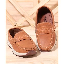 Cute Walk by Babyhug Formal Wear Loafers - Brown
