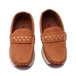 Cute Walk by Babyhug Formal Wear Loafers - Brown