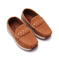 Cute Walk by Babyhug Formal Wear Loafers - Brown