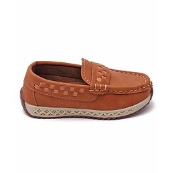 Cute Walk by Babyhug Formal Wear Loafers - Brown