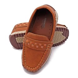 Cute Walk by Babyhug Formal Wear Loafers - Brown