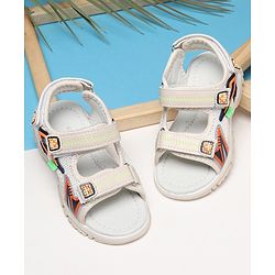Cute Walk by Babyhug Sandals With Velcro Closure - Beige