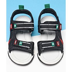 Cute Walk by Babyhug Sandals With Velcro Closure - Black