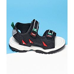 Cute Walk by Babyhug Sandals With Velcro Closure - Black