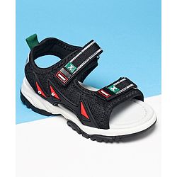 Cute Walk by Babyhug Sandals With Velcro Closure - Black