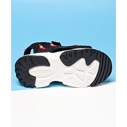 Cute Walk by Babyhug Sandals With Velcro Closure - Black