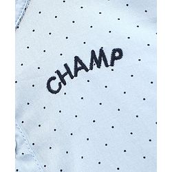 Babyhug Full Sleeves Shirt Polka Dots Printed With Text Embroidered - Blue