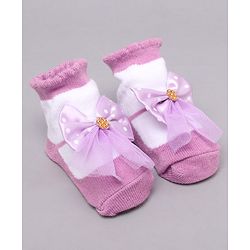 Cute Walk by Babyhug Sock Shoes (Color & Design May vary)