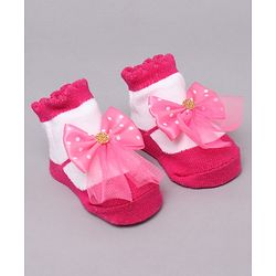 Cute Walk by Babyhug Sock Shoes (Color & Design May vary)
