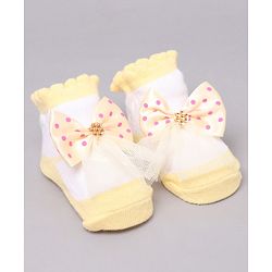 Cute Walk by Babyhug Sock Shoes (Color & Design May vary)