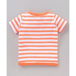 Babyhug Half Sleeves 100 % Cotton Vests Pack of 3 - Multicolour