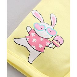 Babyhug Cap Sleeves Cotton Vests Printed Pack of 3 - Pink Blue Yellow