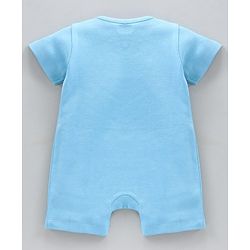 Babyhug 100% Cotton Half Sleeves Rompers Printed Pack of 2- Multicolor