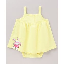 Babyhug 100% Cotton Sleeveless Onesies Dot Print Pack of 3 - Pink Yellow Blue