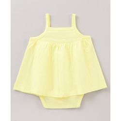 Babyhug 100% Cotton Sleeveless Onesies Dot Print Pack of 3 - Pink Yellow Blue