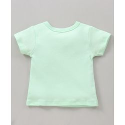 Babyhug Cotton Knit Half Sleeves Vests All Over Printed Pack of 3 - Multicolour