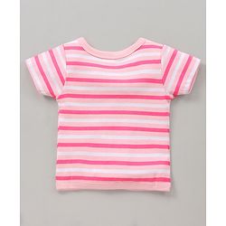 Babyhug Cotton Knit Half Sleeves Vests All Over Printed Pack of 3 - Multicolour
