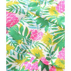 Babyhug Cotton Knit Knee Length Skirts Floral Print - Green White