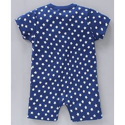 Babyhug 100% Cotton Half Sleeves Romper Multiprint Pack Of 3 - Multicolor