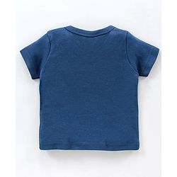 Babyhug Half Sleeves 100% Cotton Vests Set of 3 - Red Blue White