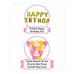 Babyhug Premium Birthday Decor Kit Multicolor - Pack of 121