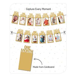 Babyhug Baby Photo Banner - Brown