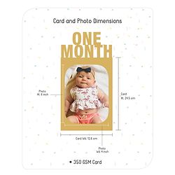 Babyhug Baby Photo Banner - Brown