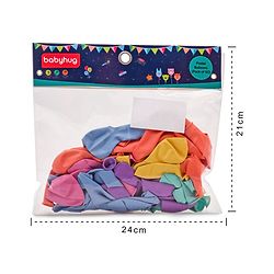 Babyhug Pastel Balloons Multicolour - Pack of 60