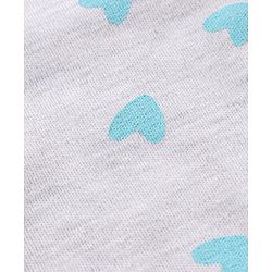 Babyhug Full Length Diaper Leggings Heart & Panda Print Pack Of 3 - Multicolor