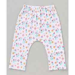 Babyhug Full Length Printed Diaper Pants Pack of 3 - Multicolor