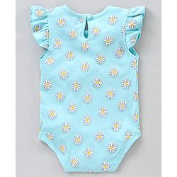 Babyhug 100% Cotton Short Sleeves Onesies Multi Print Pack of 3 - Multicolor