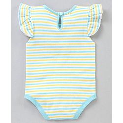 Babyhug 100% Cotton Short Sleeves Onesies Multi Print Pack of 3 - Multicolor