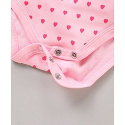 Babyhug 100% Cotton Flutter Sleeves Onesies Multi Print Pack of 3 - Multicolour