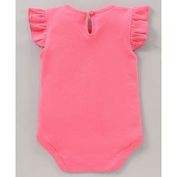 Babyhug 100% Cotton Short Sleeves Onesie Melon Print Pack of 3 - Pink Yellow