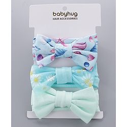 Babyhug Headbands Pack Of 3 - Multicolour