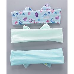 Babyhug Headbands Pack Of 3 - Multicolour
