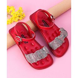 Cute Walk by Babyhug Sandals - Red