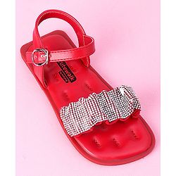 Cute Walk by Babyhug Sandals - Red
