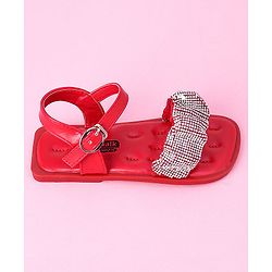 Cute Walk by Babyhug Sandals - Red