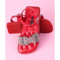 Cute Walk by Babyhug Sandals - Red
